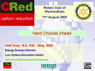 Keith Tovey M'A', PhD, CEng, MICE