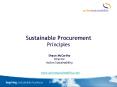 Sustainable Procurement Principles PowerPoint PPT Presentation