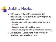 Usability Metrics