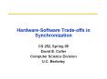 Hardware-Software Trade-offs in Synchronization PowerPoint PPT Presentation