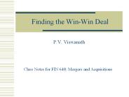 Finding the Win-Win Deal