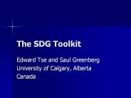 The SDG Toolkit