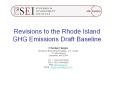 Revisions to the Rhode Island GHG Emissions Draft Baseline PowerPoint PPT Presentation