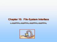 Chapter 10: File-System Interface