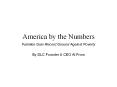 America by the Numbers PowerPoint PPT Presentation