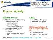 Eco car subsidy