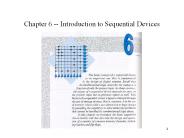 Chapter 6 -- Introduction to Sequential Devices