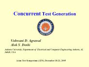Concurrent Test Generation