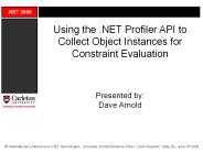 .NET 2006 Presentation
