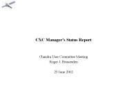 CXC Manager