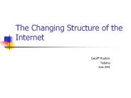The Changing Structure of the Internet