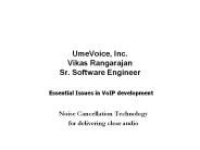 Noise Cancellation Technology