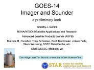 GOES-14 Imager and Sounder