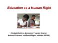 Education as a Human Right PowerPoint PPT Presentation