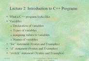 What a C   program looks like.