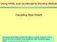 Cascading Style Sheets PowerPoint PPT Presentation