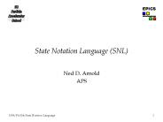 State Notation Language (SNL)