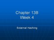 Chapter 13B Week 4