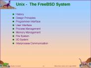 Unix The FreeBSD System