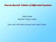 Abbas Edalat
