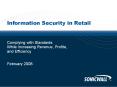 Information Security in Retail PowerPoint PPT Presentation