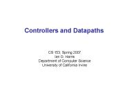 Controllers and Datapaths