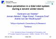 Wave penetration in a tidal inlet system during a severe winter storm Gerbrant van Vledder1 Jeroen Adema1, Olger Koop1, Fran PowerPoint PPT Presentation