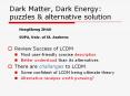 Dark Matter, Dark Energy: puzzles PowerPoint PPT Presentation