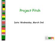 Project Pitch