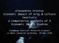 Alexandros Vrettos Economic Impact of Arts PowerPoint PPT Presentation