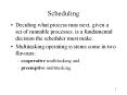Scheduling PowerPoint PPT Presentation