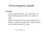 Electromagnetic Signals