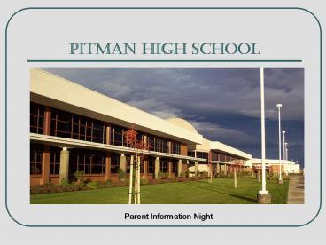 Pitman High School