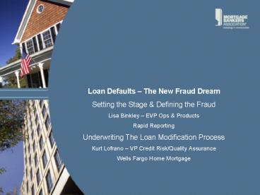 Loan Defaults The New Fraud Dream