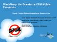BlackBerry: the Salesforce CRM Mobile Essentials PowerPoint PPT Presentation
