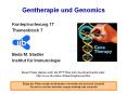 Gentherapie und Genomics PowerPoint PPT Presentation