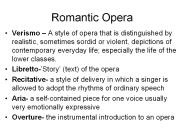 Romantic Opera