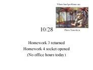 Homework 3 returned