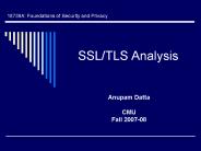SSL/TLS Analysis