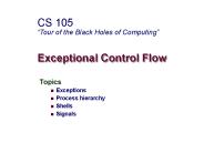 Exceptional Control Flow