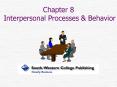 Chapter 8 Interpersonal Processes PowerPoint PPT Presentation