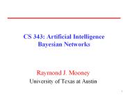 CS%20343:%20Artificial%20Intelligence%20Bayesian%20Networks
