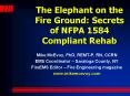 The Elephant on the Fire Ground: Secrets of NFPA 1584 Compliant Rehab PowerPoint PPT Presentation