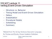 The Verilog Hardware Description Language