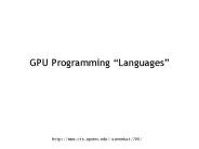 GPU Programming 