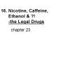 16' Nicotine, Caffeine, Ethanol PowerPoint PPT Presentation
