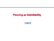 Planning as Satisfiability