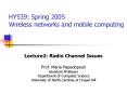 HY539: Spring 2005 Wireless networks and mobile computing PowerPoint PPT Presentation
