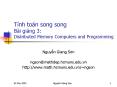 Tnh ton song song Bi ging 3: Distributed Memory Computers and Programming PowerPoint PPT Presentation