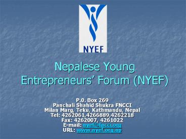 Nepalese Young Entrepreneurs